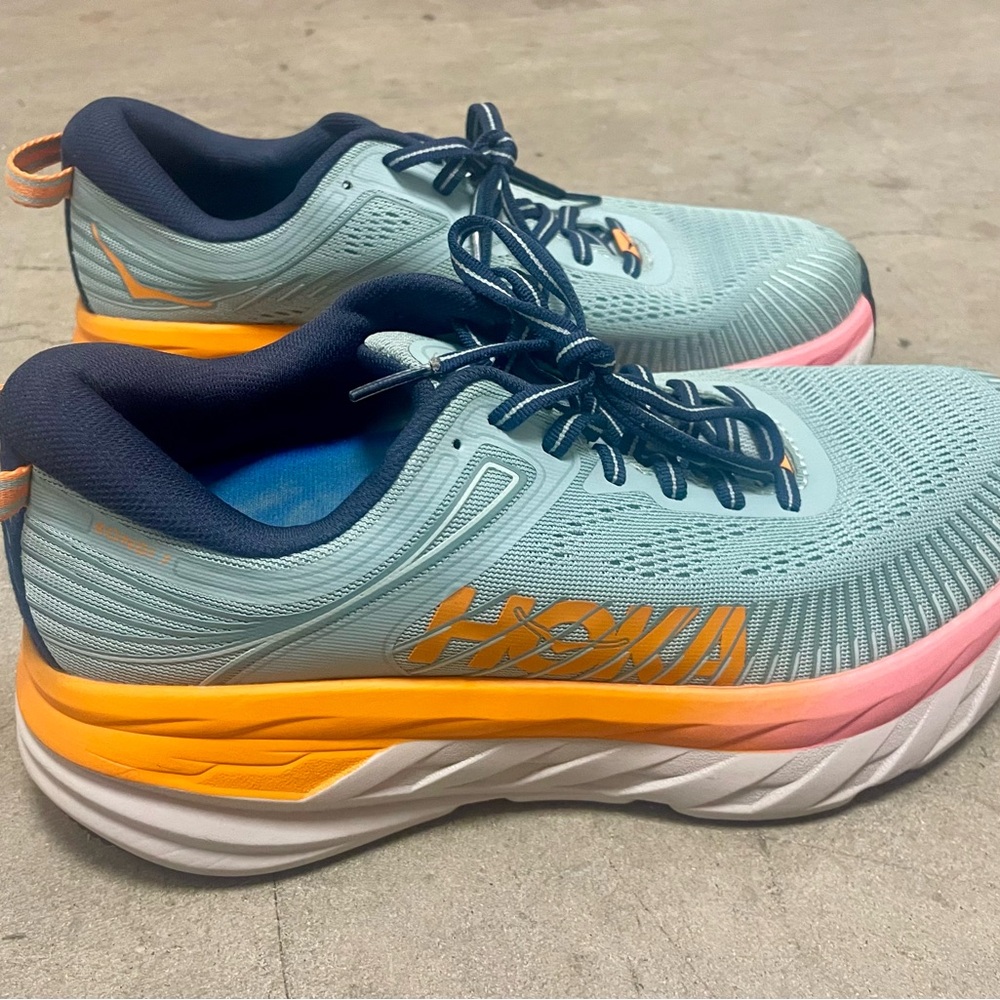 Hoka Women's Running Shoes - Bondi 7 - Size 7.5 WIDE - Picture 3 of 6